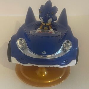 Blue Toy Car with Character
